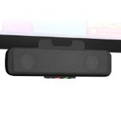 RRP £28.32 Cyber Acoustics USB Speaker Bar (CA-2890) Stereo USB Powered Speaker