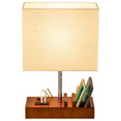 RRP £25.78 Briever USB Bedside Table Lamp