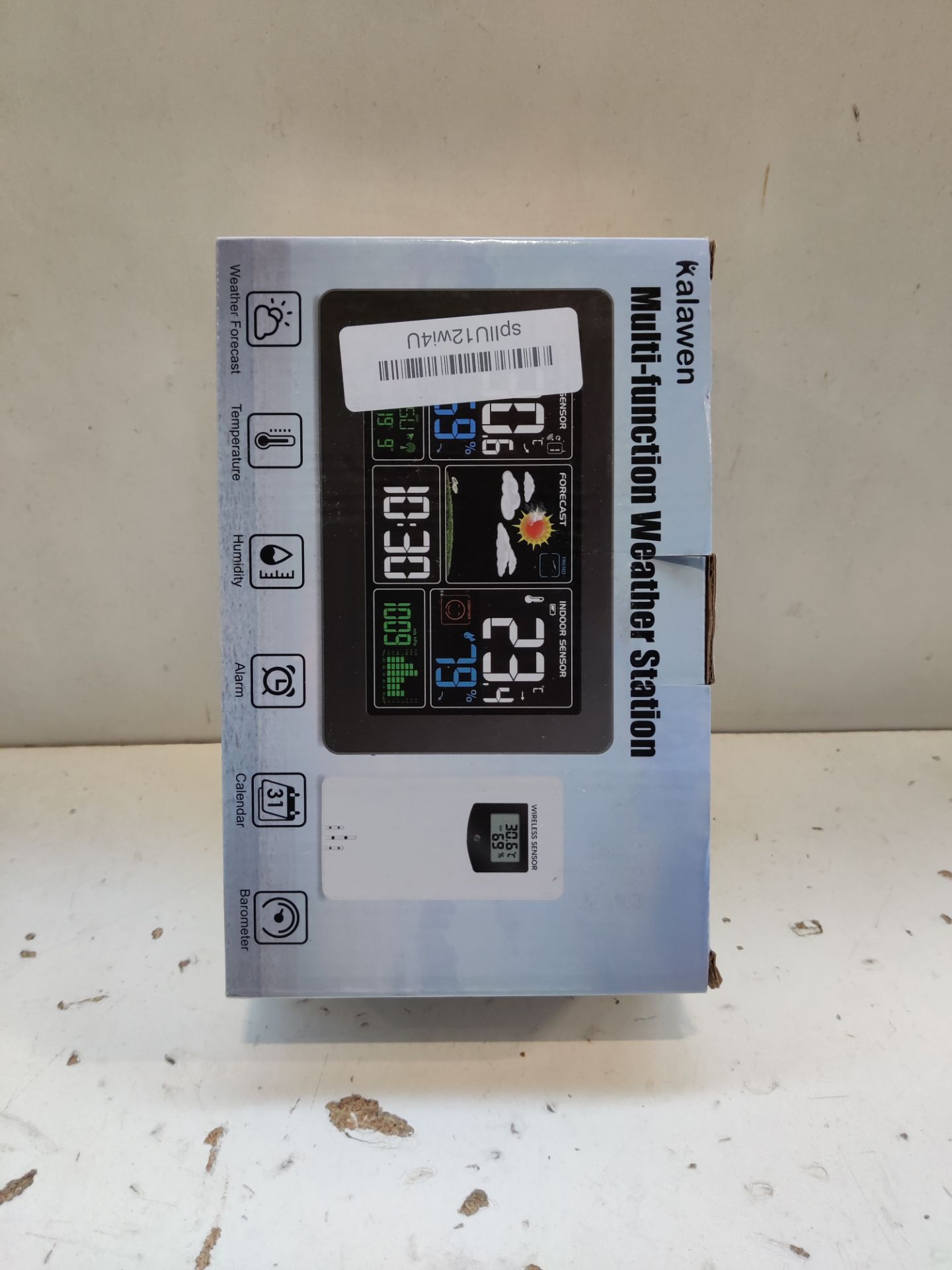 RRP £38.31 Kalawen Weather Station with Outdoor Indoor Sensor - Image 2 of 2