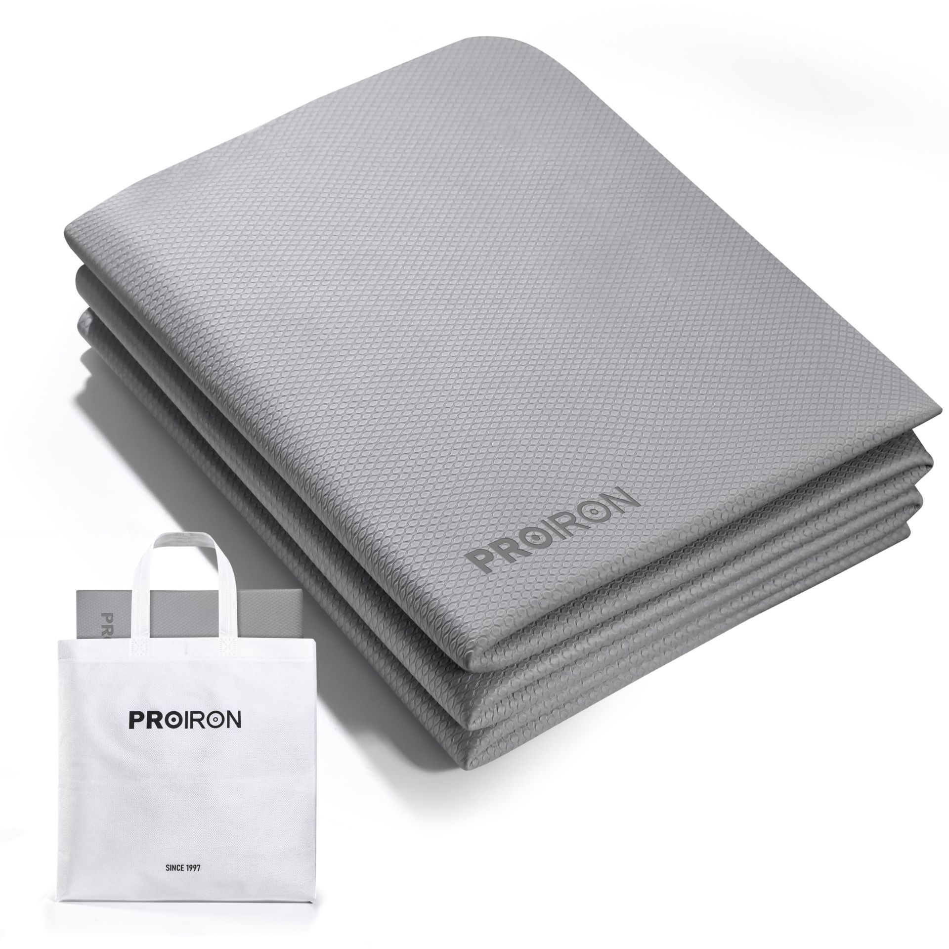 RRP £25.24 PROIRON Travel Yoga Mat TPE Foldable 6mm Thick Non