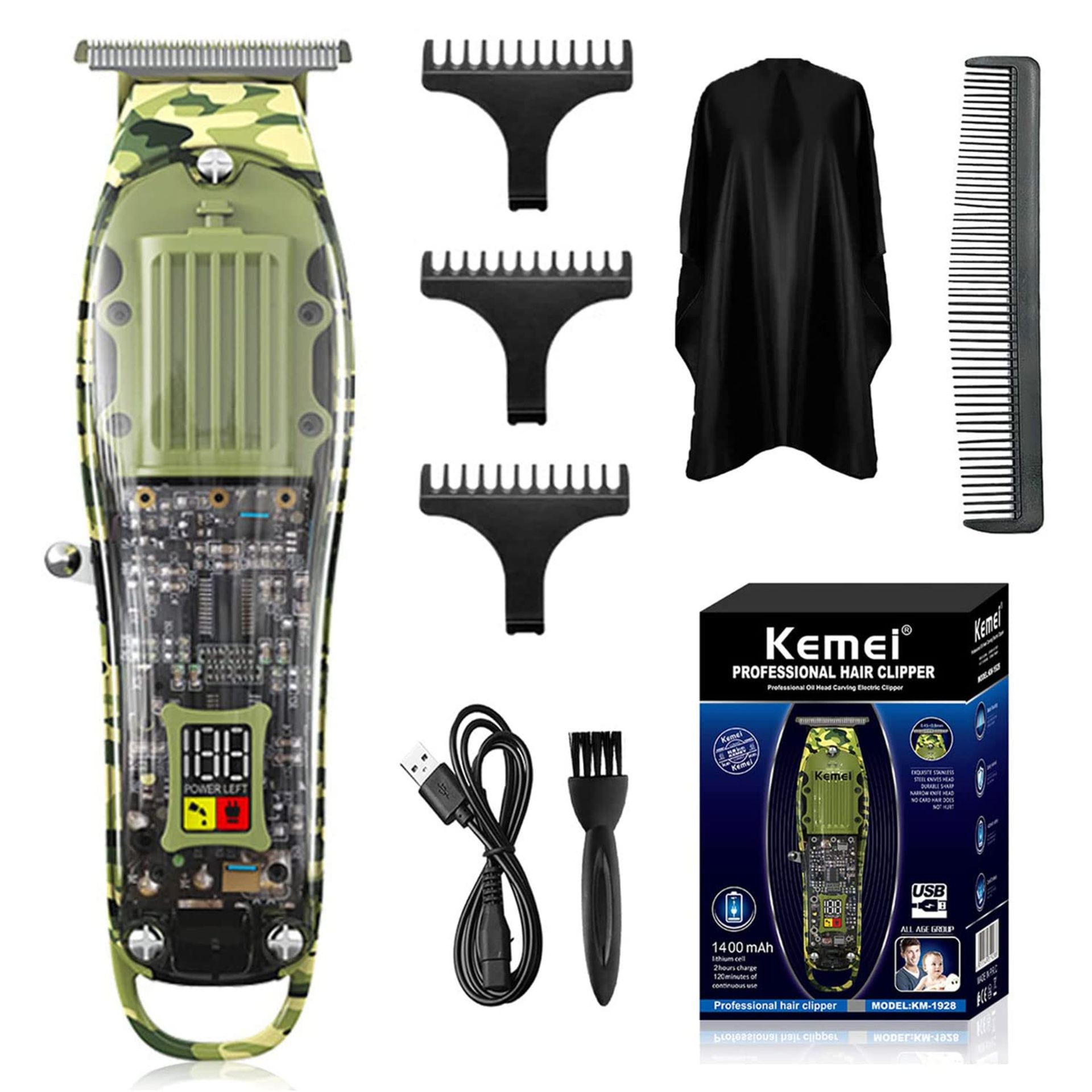 RRP £33.03 KEMEI Electric Hair Clippers for Men