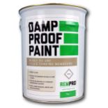 RRP £49.07 Rempro 5kg White Damp Proof Paint