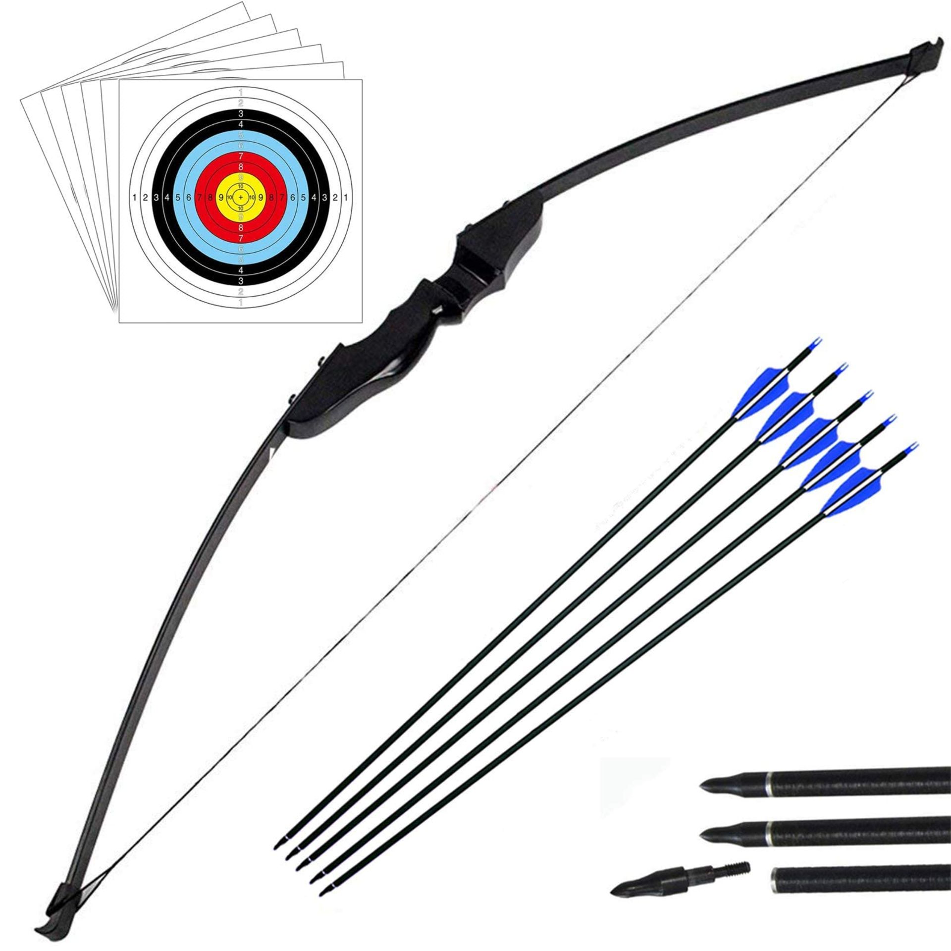 RRP £52.50 Archery Takedown Recurve Bow and Arrow Set Hunting