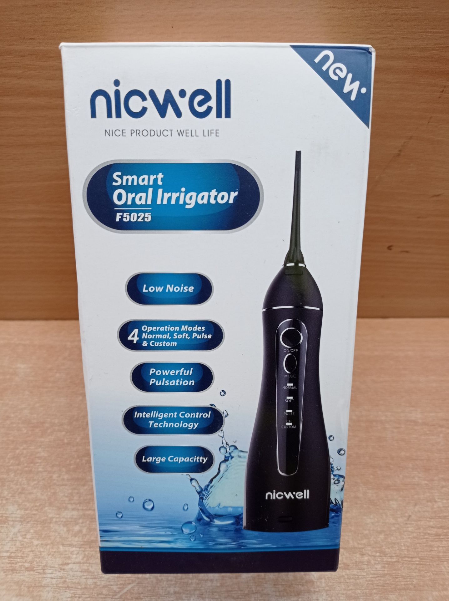 RRP £26.26 Water Flossers for Teeth Cordless - Nicwell Oral Irrigator Dental - Image 2 of 2