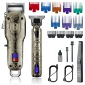 RRP £34.24 Hair Clippers 2 Set Cosicosy Electric Trimmer Grooming Kit for Men