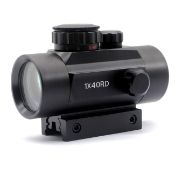 RRP £27.40 TRIROCK 5-MOA 40mm Reflex Red/Green Dot Sight Scope w/Lens Cover