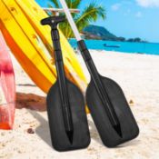 RRP £40.10 CLISPEED 2pcs Kayak Paddles Telescopic with Aluminum