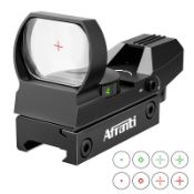 RRP £22.82 Afranti Red Dot Sight Scope Tactical 4 Reticles Green