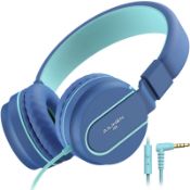 RRP £17.56 Ailihen I35 Kid Headphones with Microphone Volume Limited