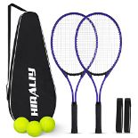 RRP £43.37 HIRALIY 27" Tennis Rackets Set of 2
