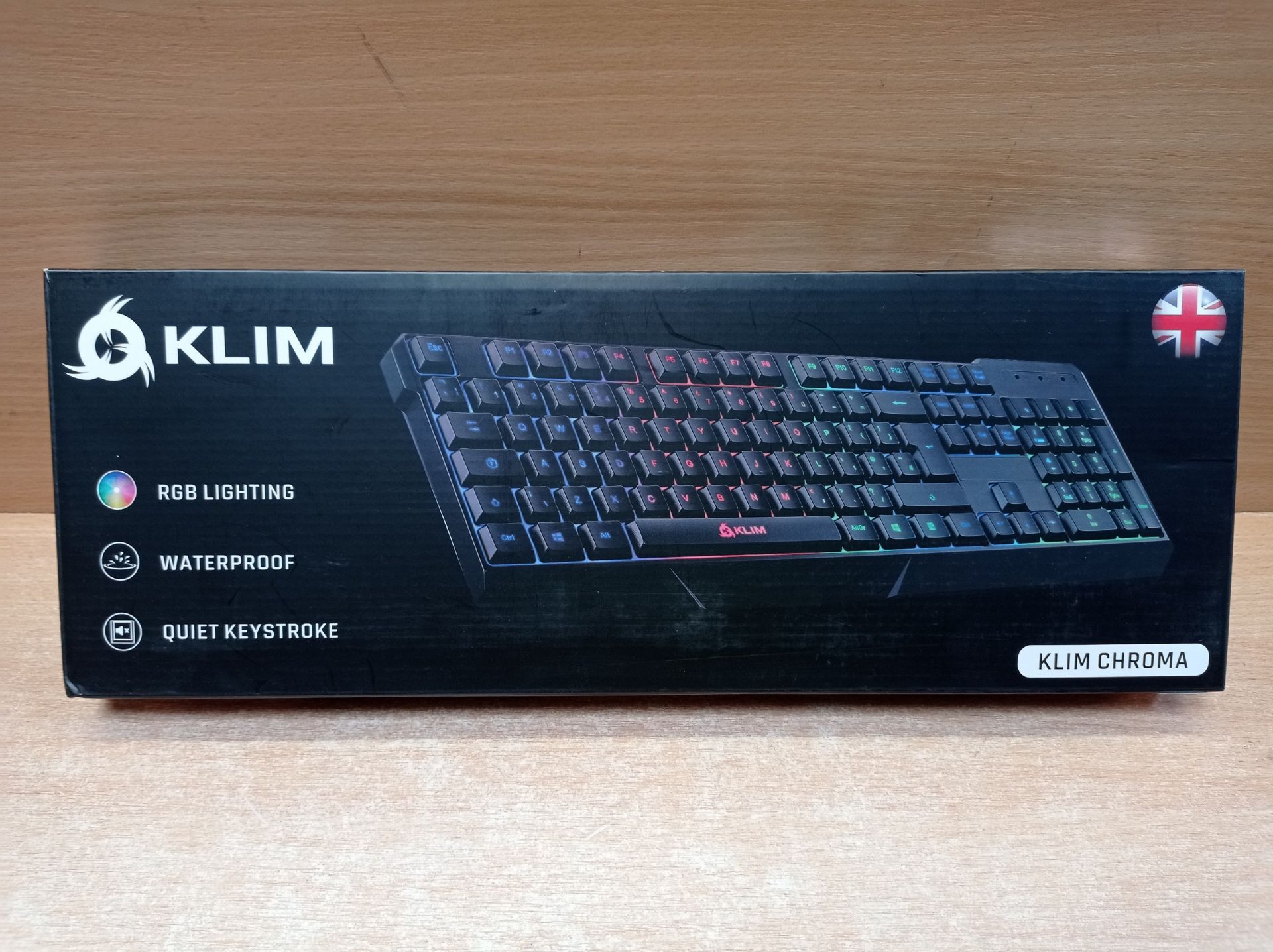 RRP £22.81 KLIM Chroma Gaming Keyboard Wired USB - Image 2 of 2