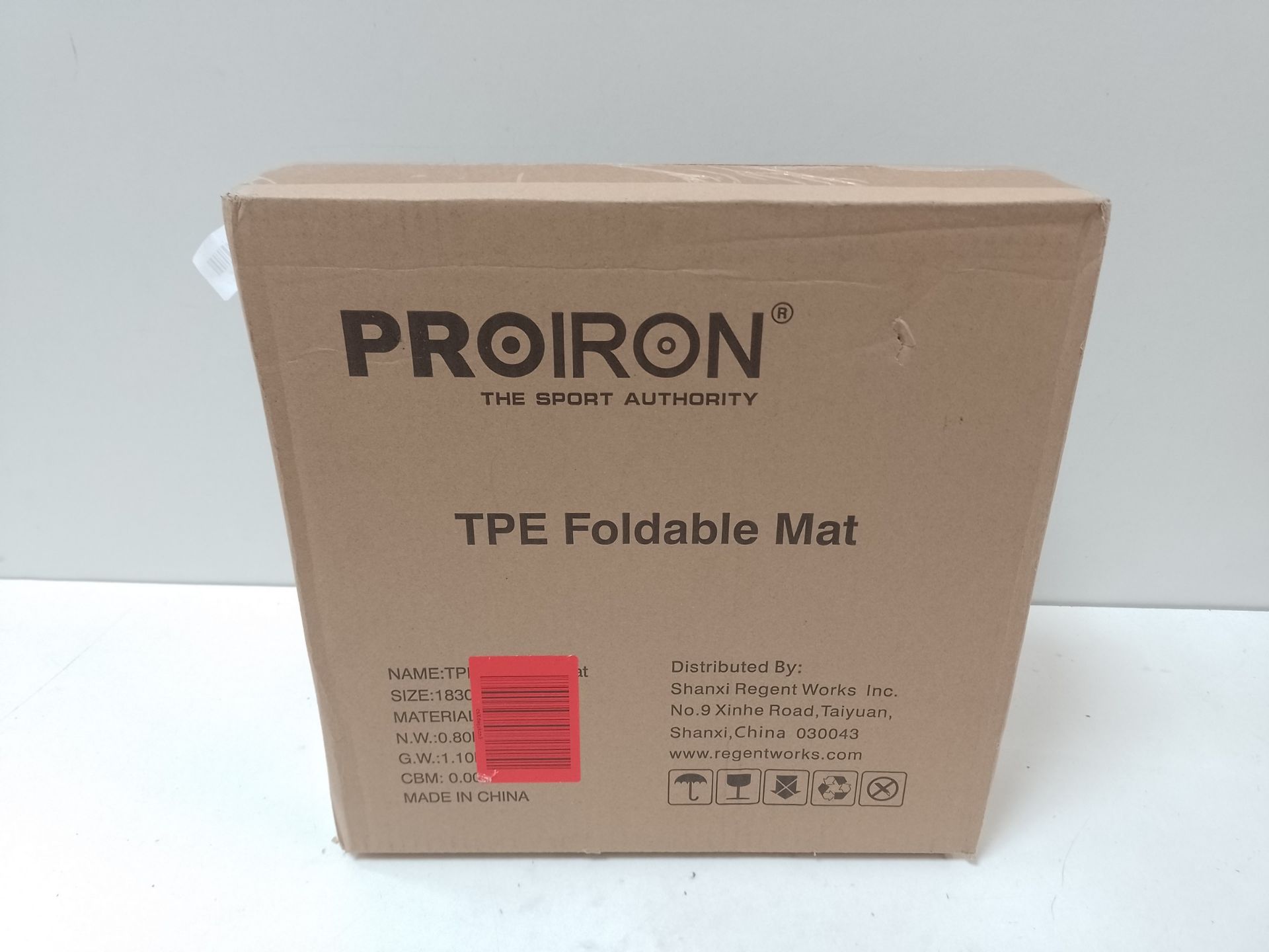 RRP £25.24 PROIRON Travel Yoga Mat TPE Foldable 6mm Thick Non - Image 2 of 2