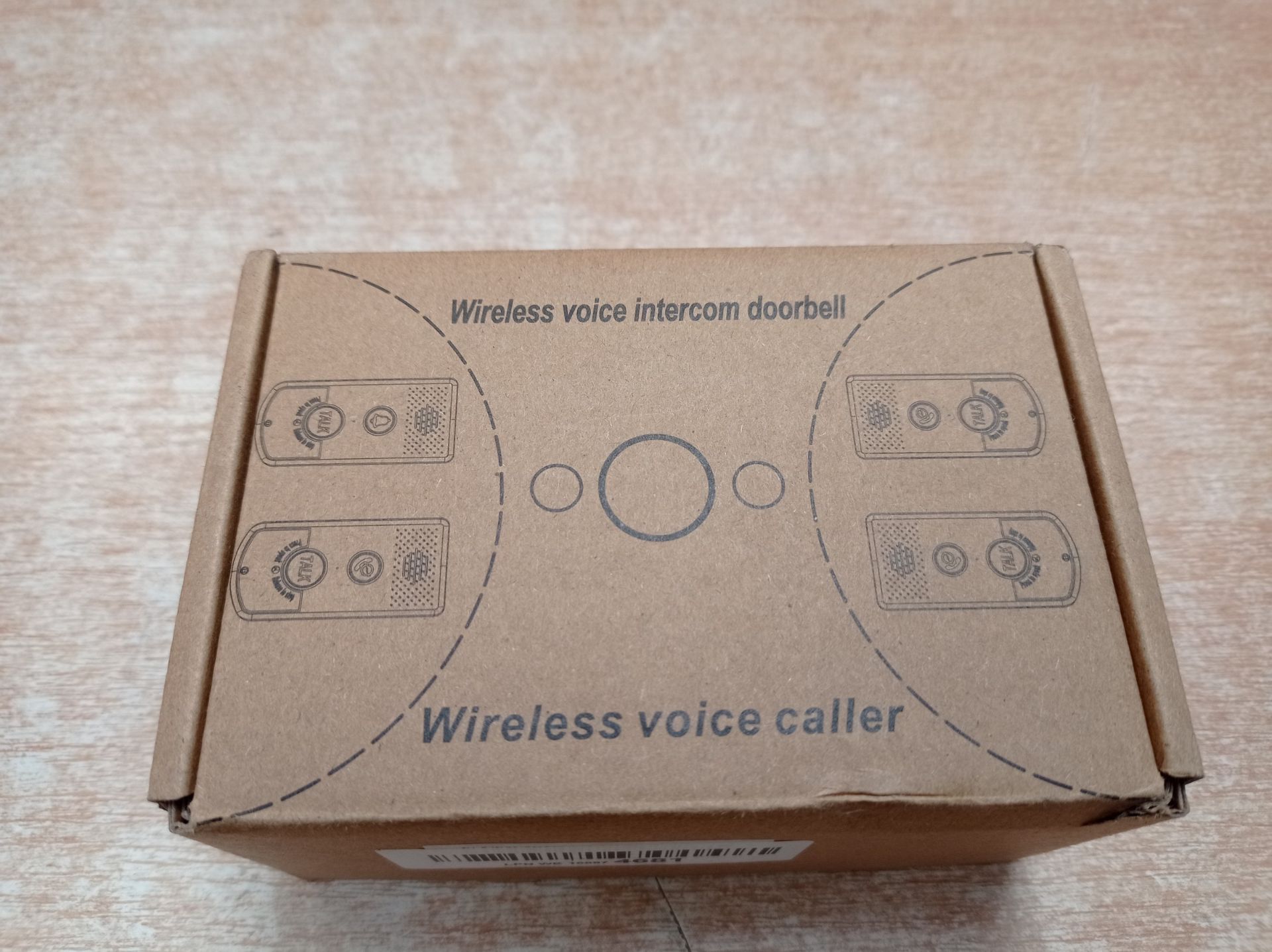 RRP £49.07 JIAN BOLAND Wireless Intercom Doorbell-Waterproof Portable - Image 2 of 2