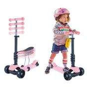 RRP £45.65 Scooters for Kids 3 Wheel Kick Scooter 3 in 1 Walker