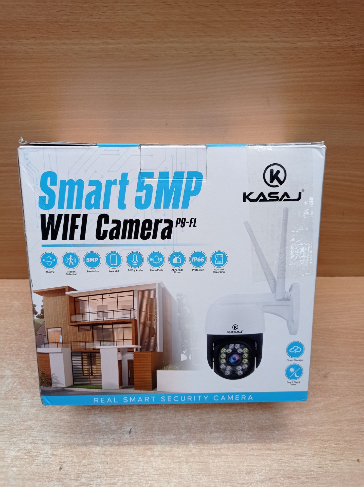 RRP £45.65 KASAJ 5MP Security Camera Outdoor Human Detection with Motion Tracking - Image 2 of 2