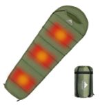 RRP £56.98 Mummy Sleeping Bag with Graphite heating plate