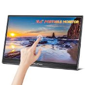 RRP £125.57 Thinlerain Portable Monitor Toucscreen 15.6 Inch FHD