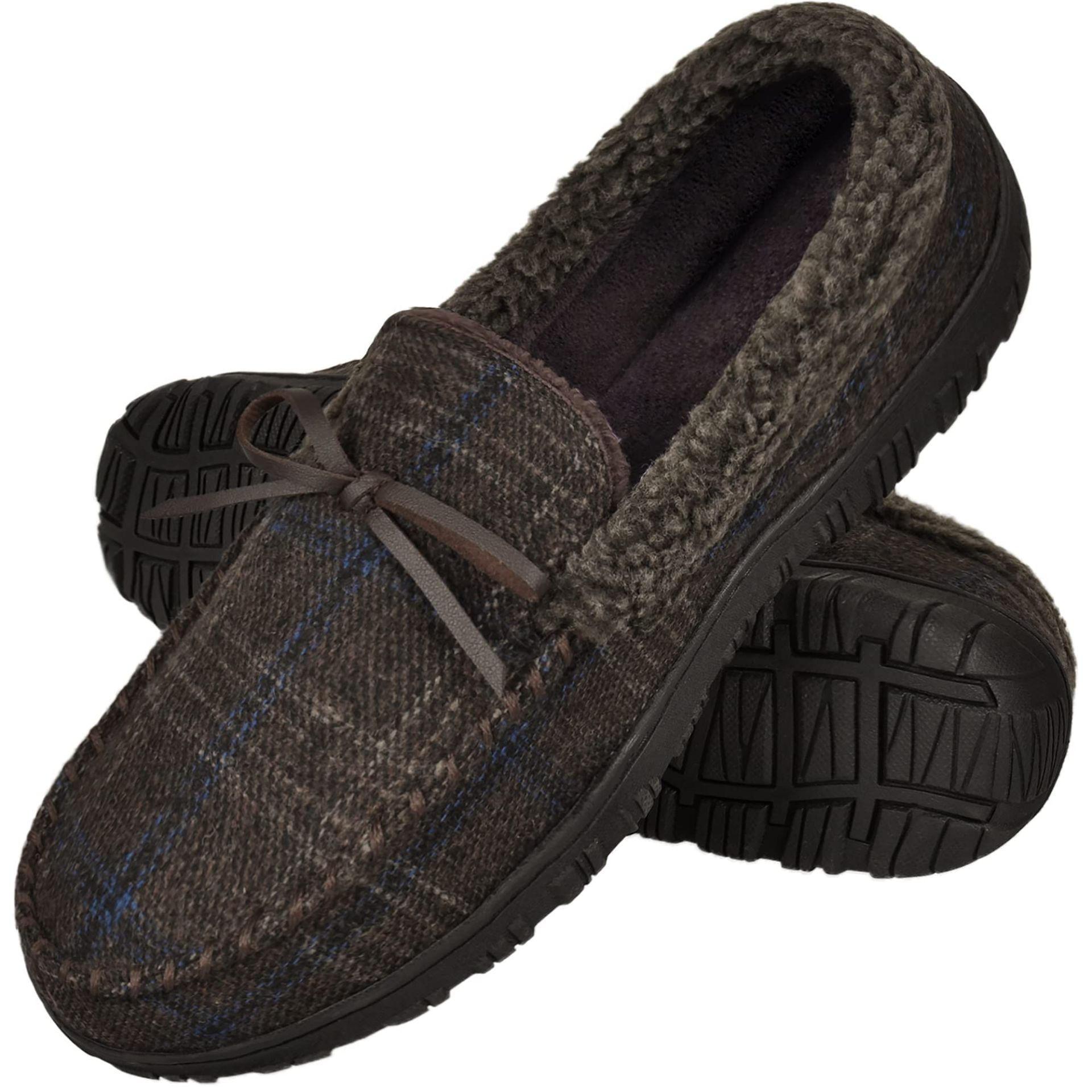 RRP £11.40 MIXIN Slippers for Men Warm Moccasin House Slippers