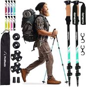 RRP £34.24 TrailBuddy Walking Poles - Pack of 2 Lightweight