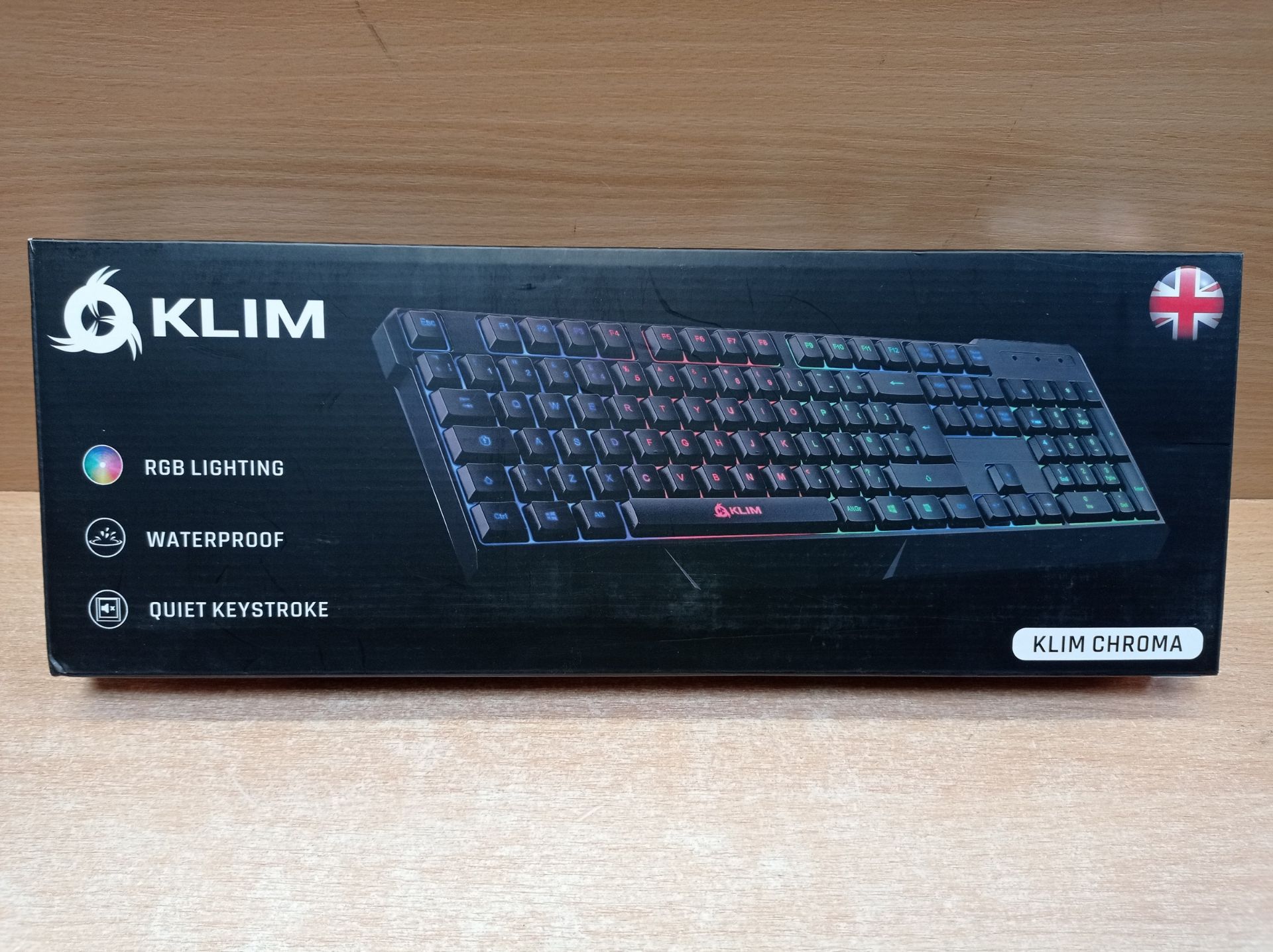 RRP £22.81 KLIM Chroma Gaming Keyboard Wired USB - Image 2 of 2