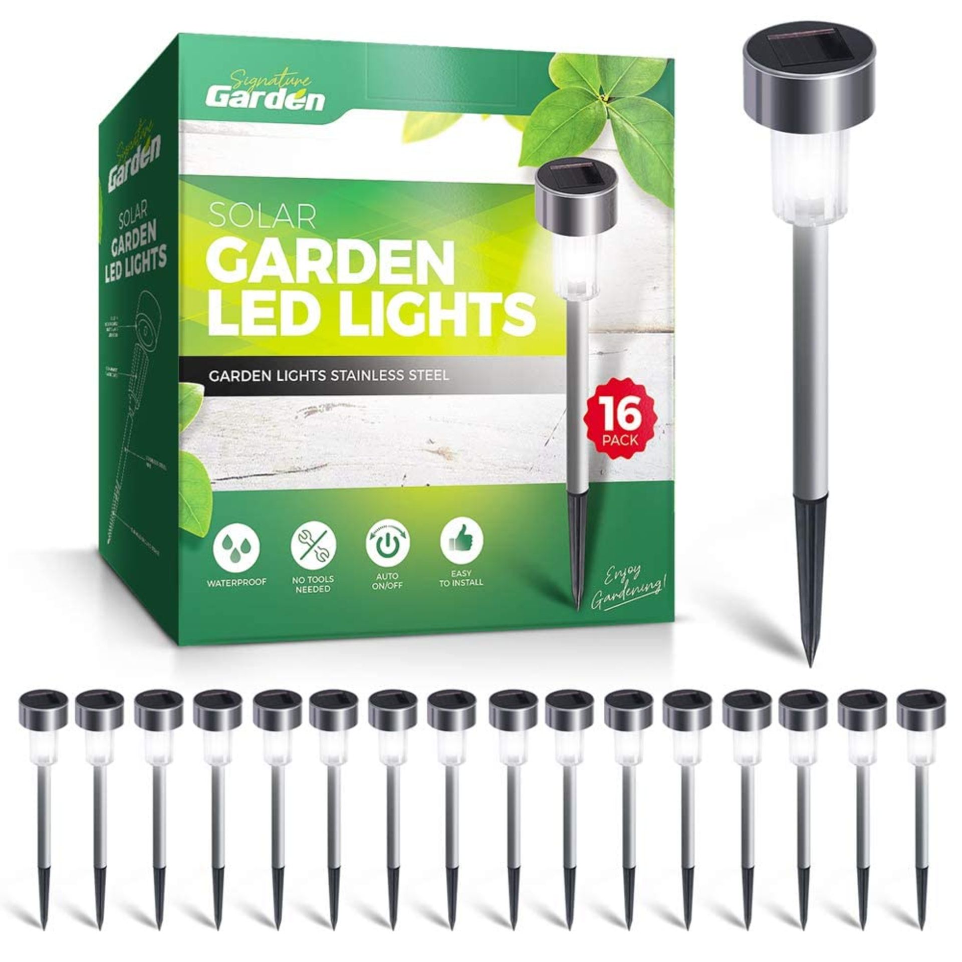 RRP £13.69 Signature Garden Mini Solar Stake Lights