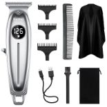 RRP £39.35 KEMEI Professional Hair Clippers for Men Zero Gap Trimmer