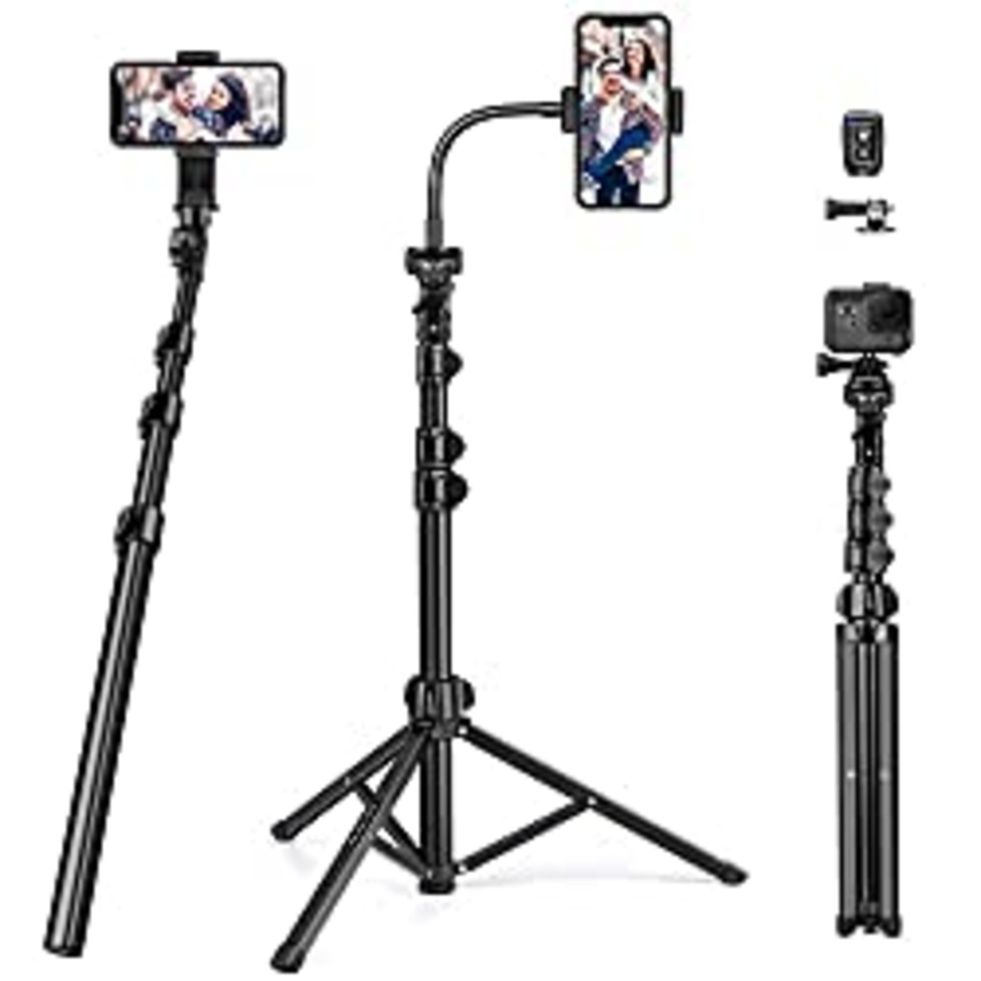 RRP £21.67 JOILCAN 68" Phone Tripod Stand for Smartphone