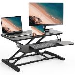 RRP £98.64 PUTORSEN 32 inch Standing Desk Converter