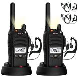 RRP £28.52 Pofung PT88 PRO Walkie Talkie Professional PMR446 License