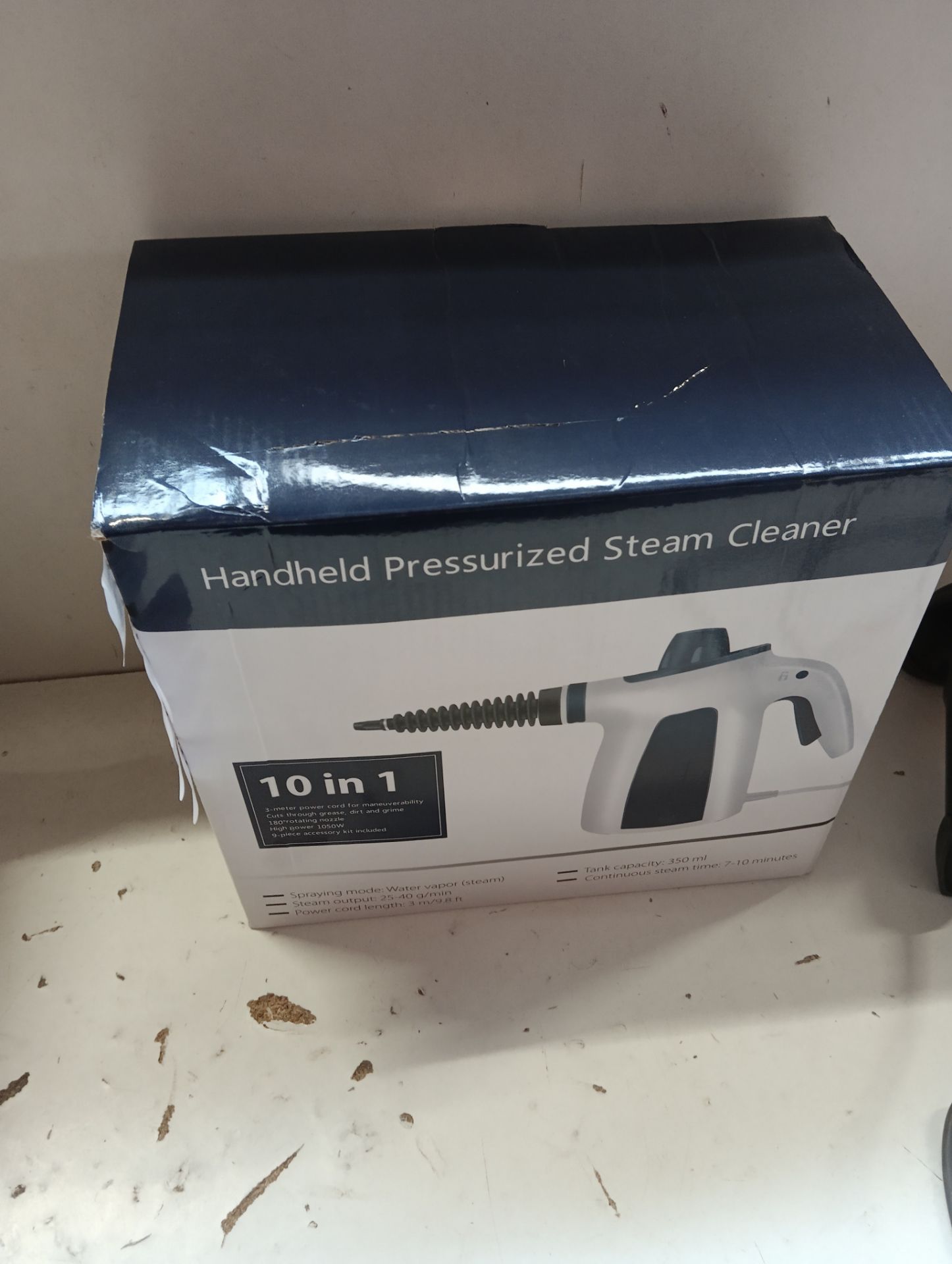 RRP £38.80 Handheld Steam Multi-Surface All Natural Pressurized Steamer for Cleaning - Image 2 of 2
