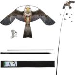RRP £50.24 Laptony Bird Scarer Flying Kite Crops Farm Protector