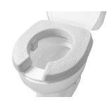 RRP £39.95 KMINA - Soft Raised Toilet Seat 2 Inches