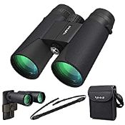 RRP £28.52 Kylietech High Power 12x42 Binoculars for Adults with BAK4 Prism