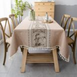 RRP £26.62 Pahajim Table Cloth Rectangular Washable Cotton Linen
