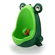 RRP £14.82 Cute Frog Children Potty Toilet Training Urinal for Boys