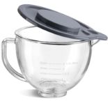 RRP £59.07 Gdrtwwh Attachment for Kitchenaid Tilt-Head Stand Mixer (Glass Mixer Bowl)