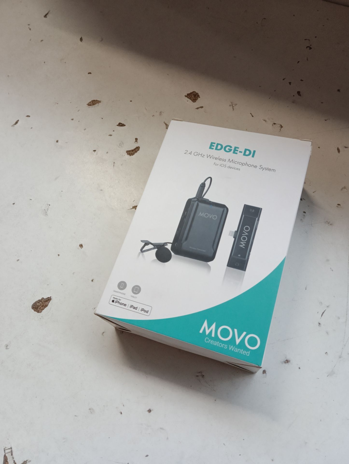 RRP £39.18 Movo Edge-DI Wireless Lavalier for iPhone