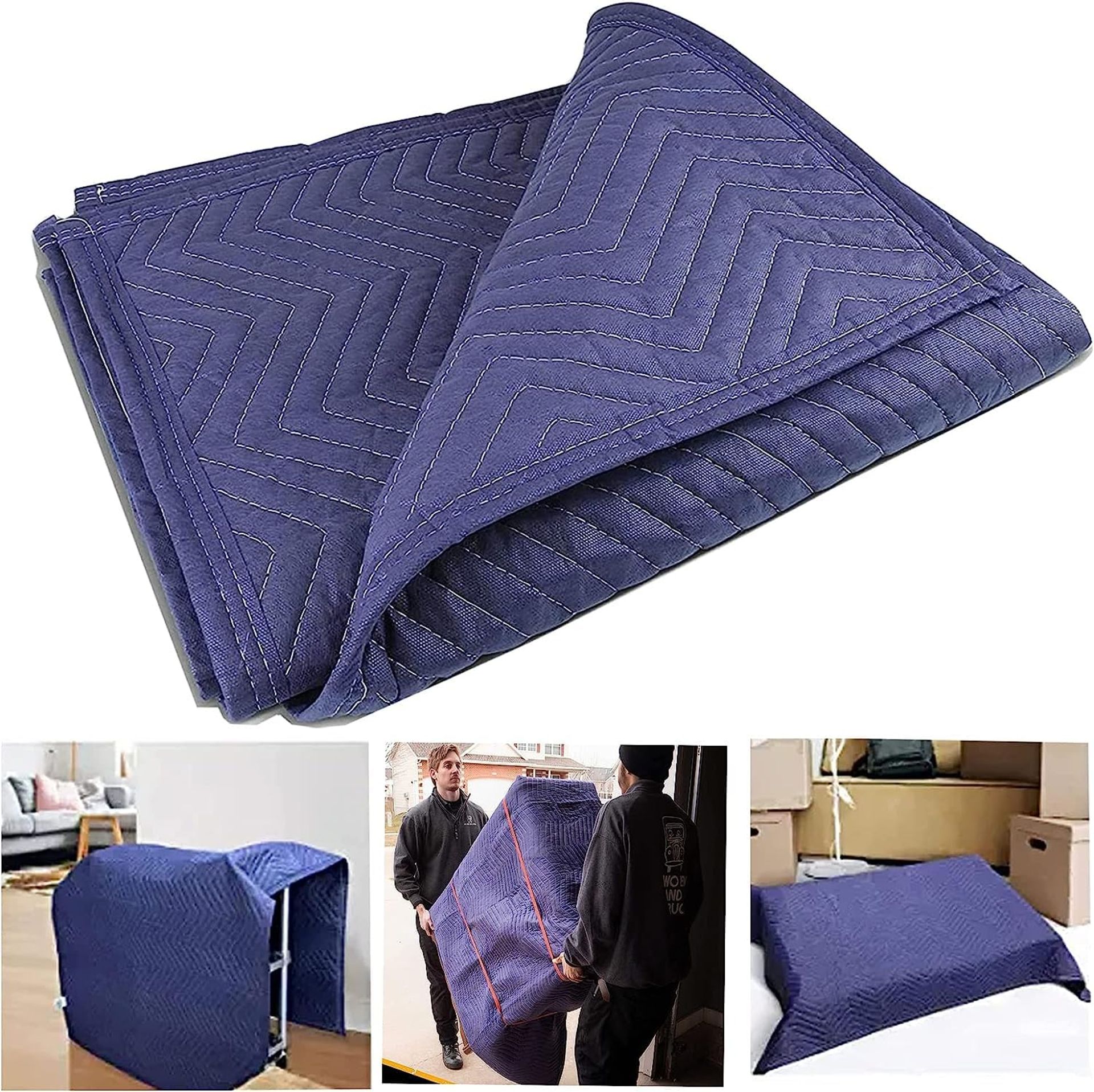 RRP £27.36 BEIBOON Large Moving Blankets Heavy Duty 182cm*203cm