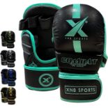 RRP £14.82 XN8 MMA Sparring Gloves Grappling Open Ventilated Palm