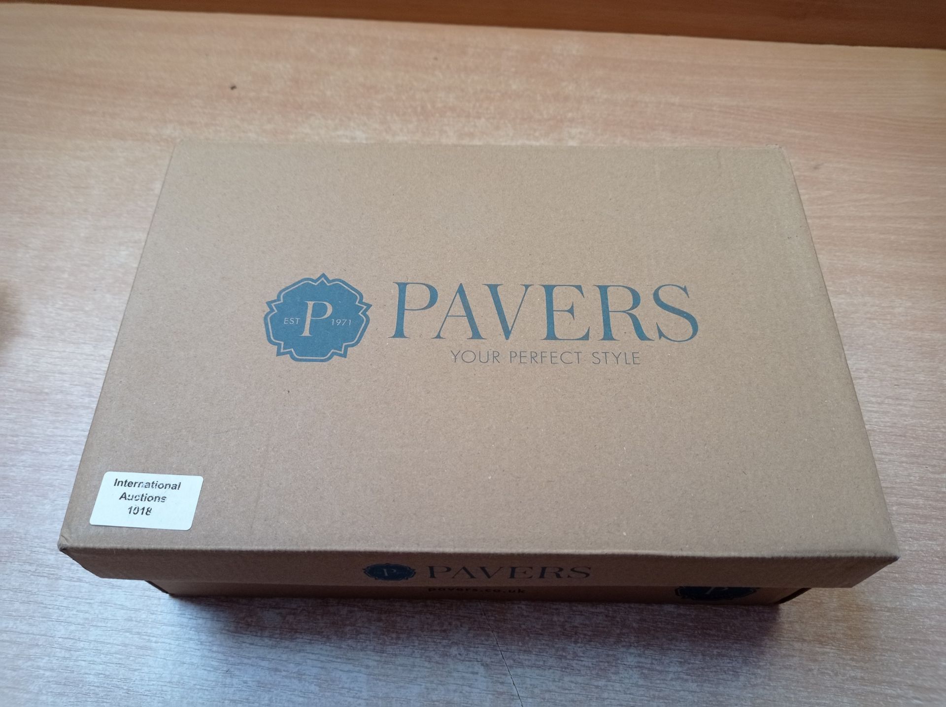 RRP £39.95 Pavers Ladies Casual Lace-Up Trainers - Navy Size 5 UK - Image 2 of 2