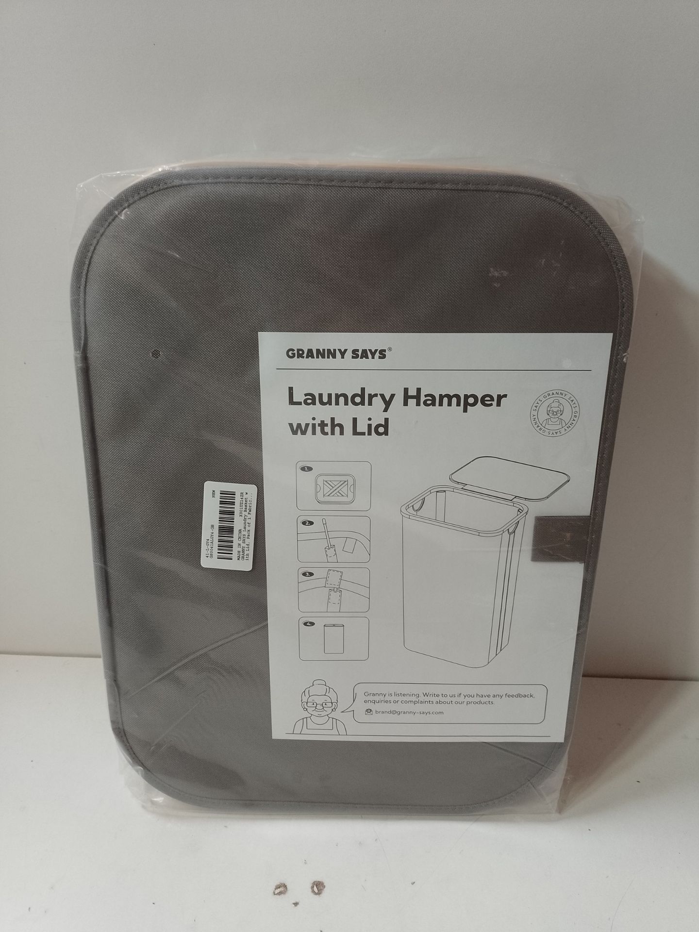 RRP £26.25 BRAND NEW STOCK GRANNY SAYS Laundry Basket with Lid - Image 2 of 2