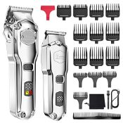 RRP £45.65 Hatteker Hair Clipper & Trimmer Set for Men IPX7 Waterproof