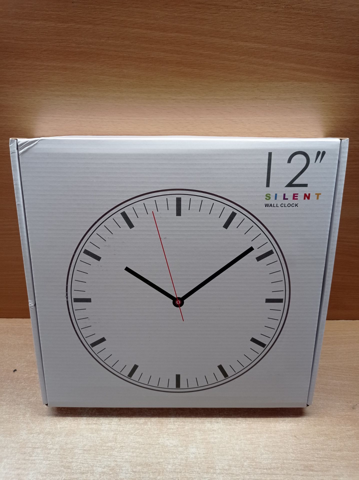 RRP £15.97 12 Inch Wall Clock Silent Large Wall Clocks for Living - Image 2 of 2
