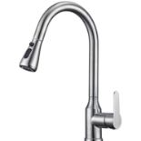 RRP £36.52 Kitchen Sink Mixer Tap with Hose - Kitchen Taps with Pull Out Spray