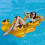 RRP £27.40 Swimbobo Giant Inflatable Pool FLoat Angry Bear Summer