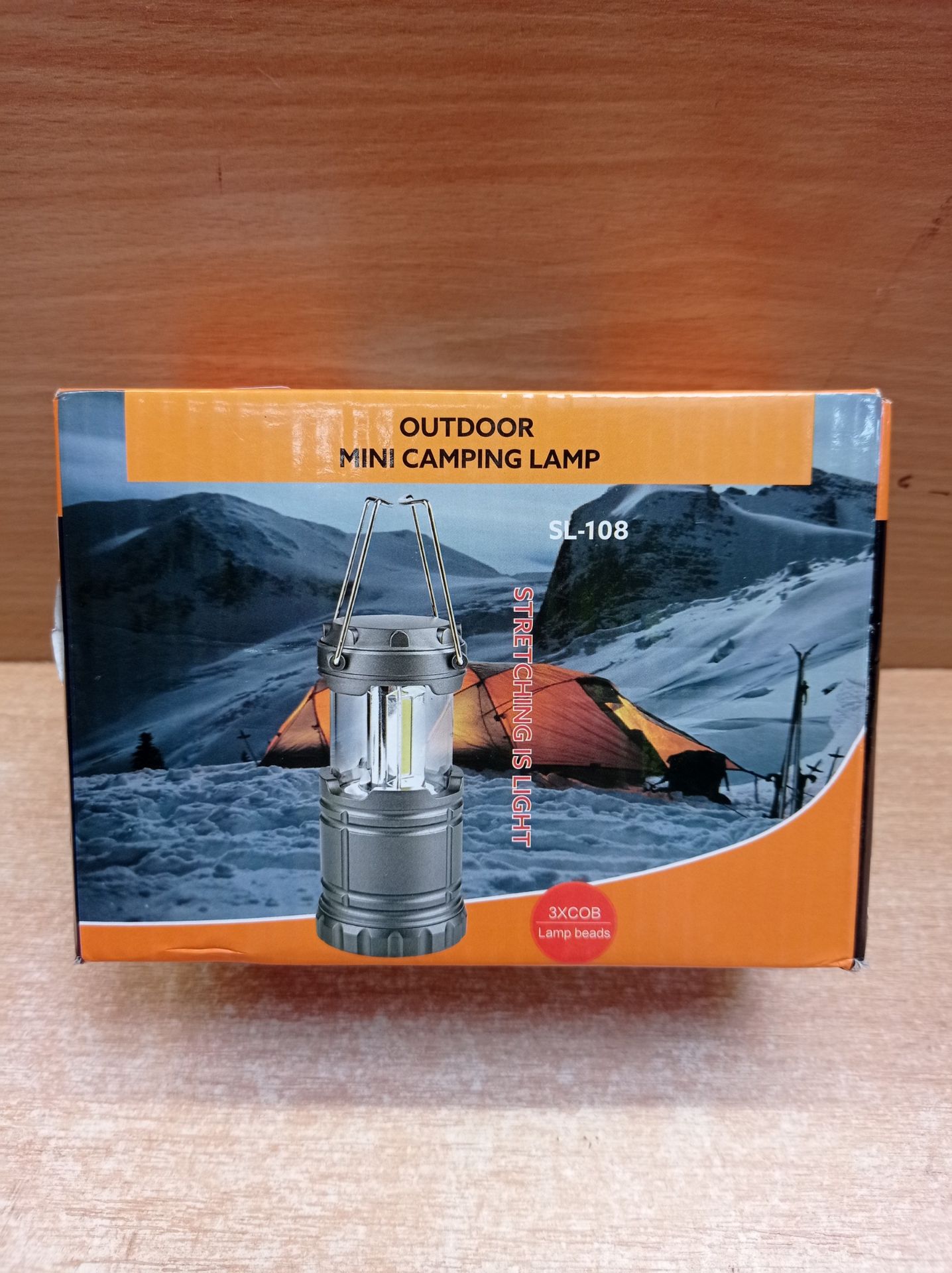 RRP £11.40 LIXIUHUI 2 Pack Portable COB Camping lamp with Foldable Hook - Image 2 of 2