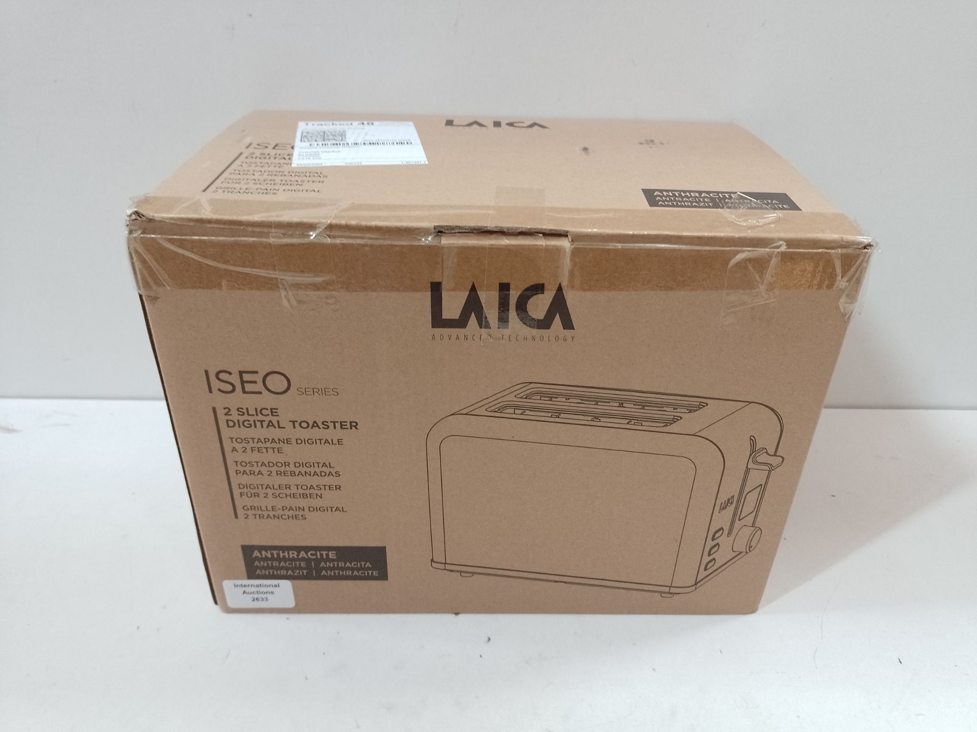 RRP £57.07 LAICA ISEO 2 slice digital toaster with Independent - Image 2 of 2