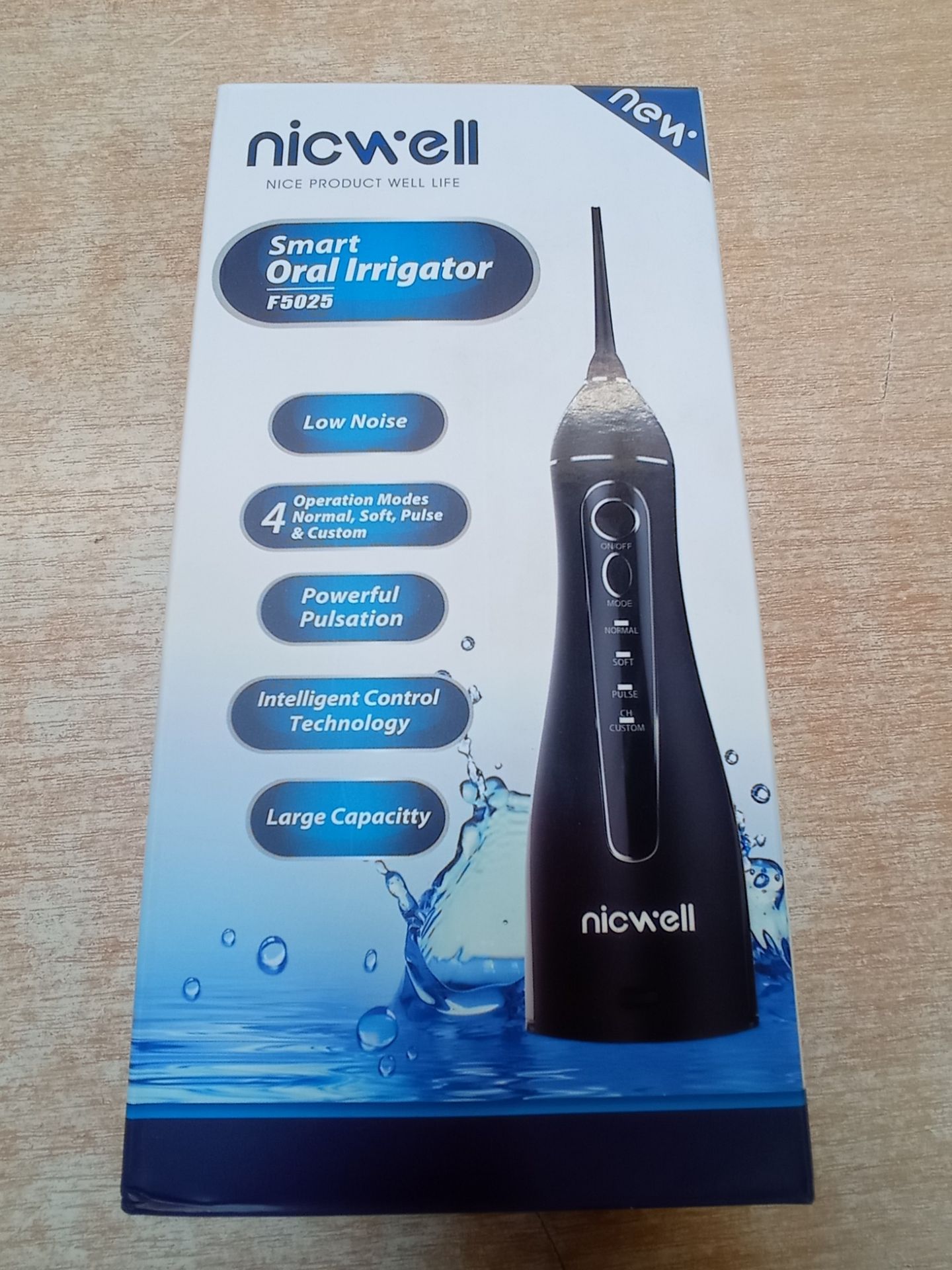 RRP £26.26 Water Flossers for Teeth Cordless - Nicwell Oral Irrigator Dental - Image 2 of 2