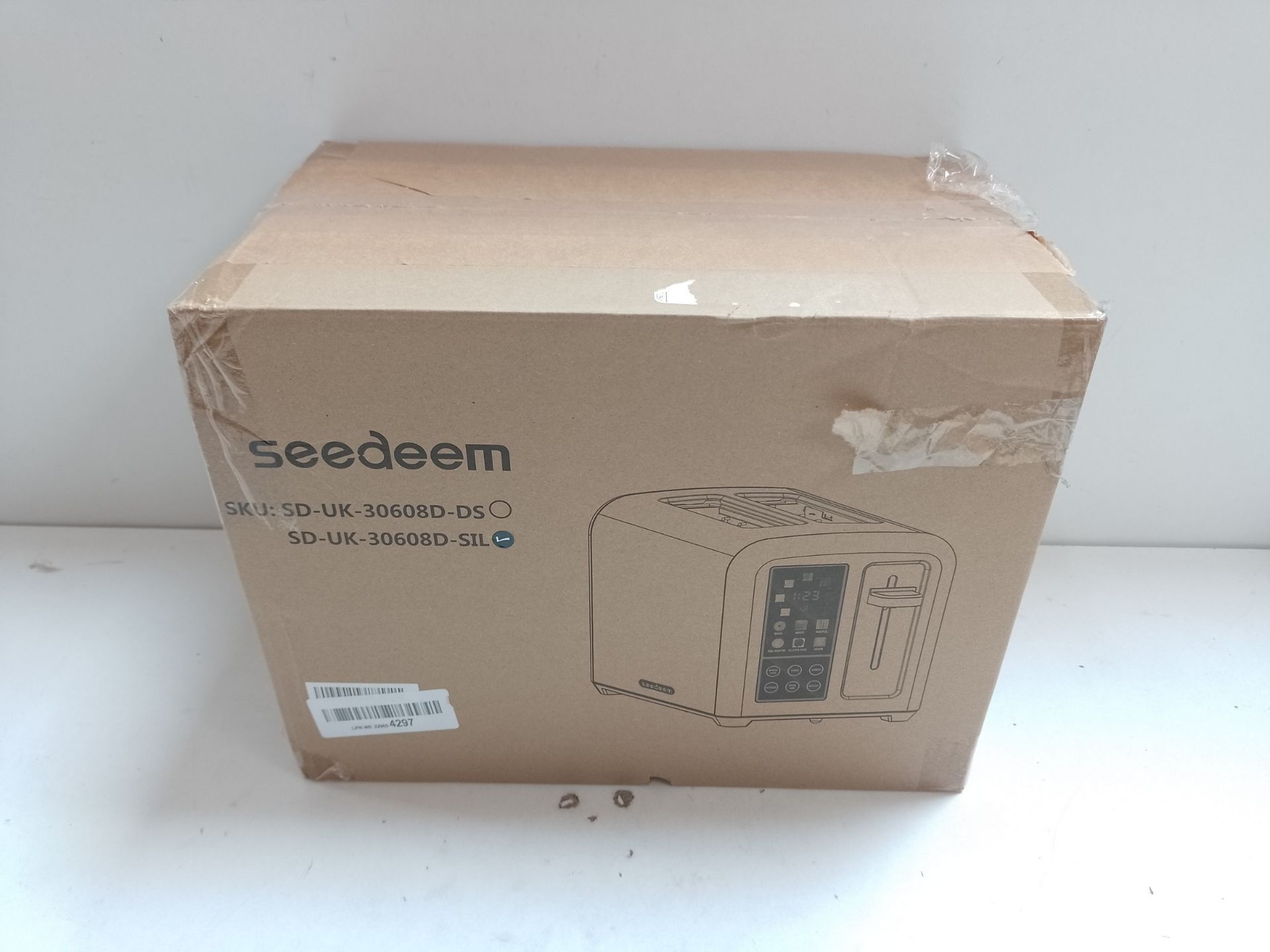 RRP £57.07 SEEDEEM Toaster 2 Slice - Image 2 of 2