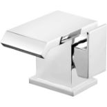 RRP £36.52 Funime Basin Taps Waterfall Square Mixers Bathroom